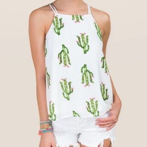 Francesca’s Collections Cactus cami!